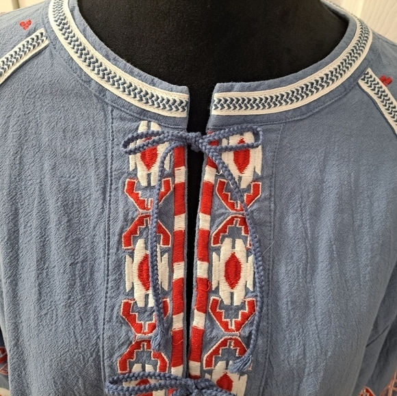 RD & Koko Women's Embroidered Open Front Jacket   Size M - Picture 7 of 11
